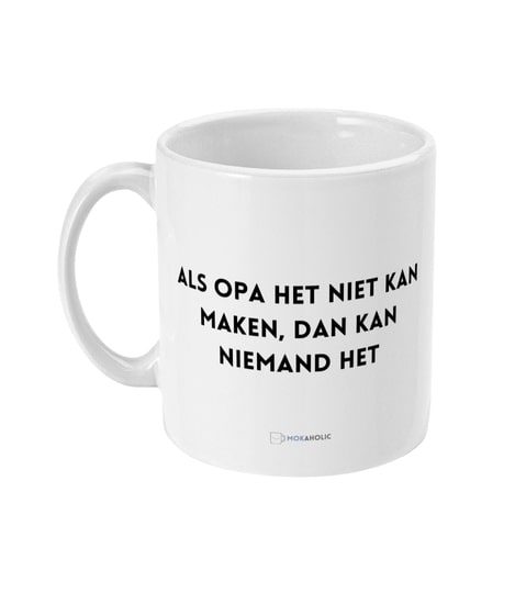 Als opa het niet kan maken, dan kan niemand het