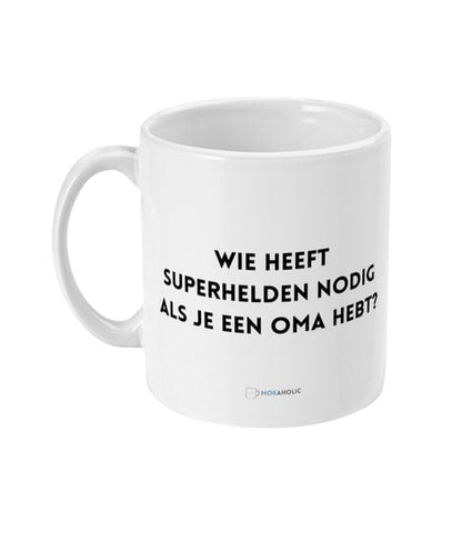 Wie heeft superhelden nodig als je een oma hebt?