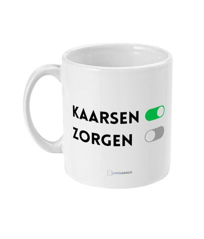 Kaarsen aan, zorgen uit