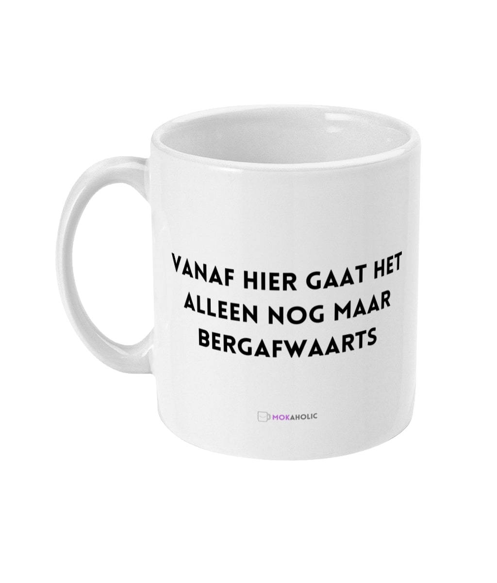 Vanaf hier gaat het alleen nog maar bergafwaarts